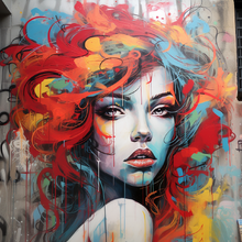 Create Midjourney prompt with Graffiti style