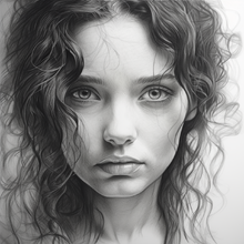 Create Midjourney prompt with Graphite pencil drawing style